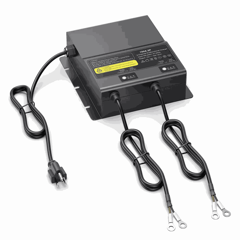 BS150A-1210-2P Industrial Battery Charger - Top View