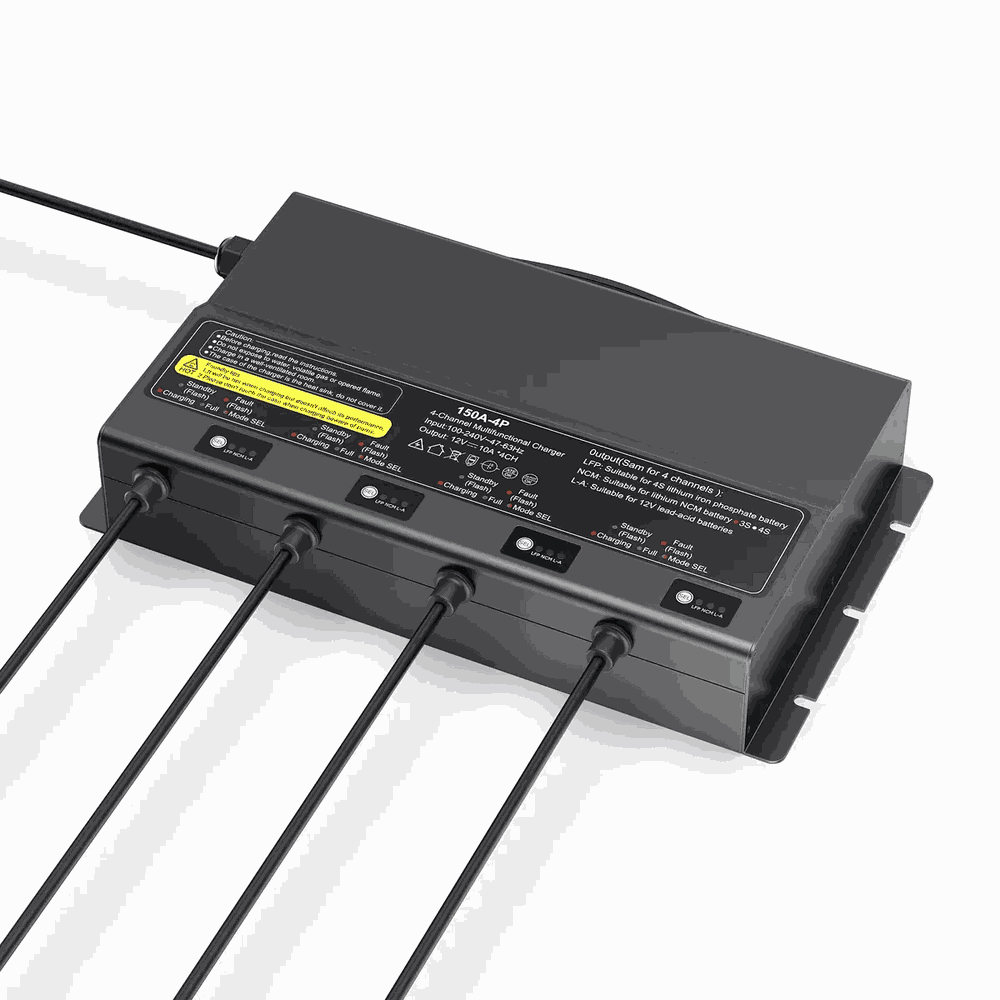 BS150A-1210-4P Industrial Battery Charger - Front View