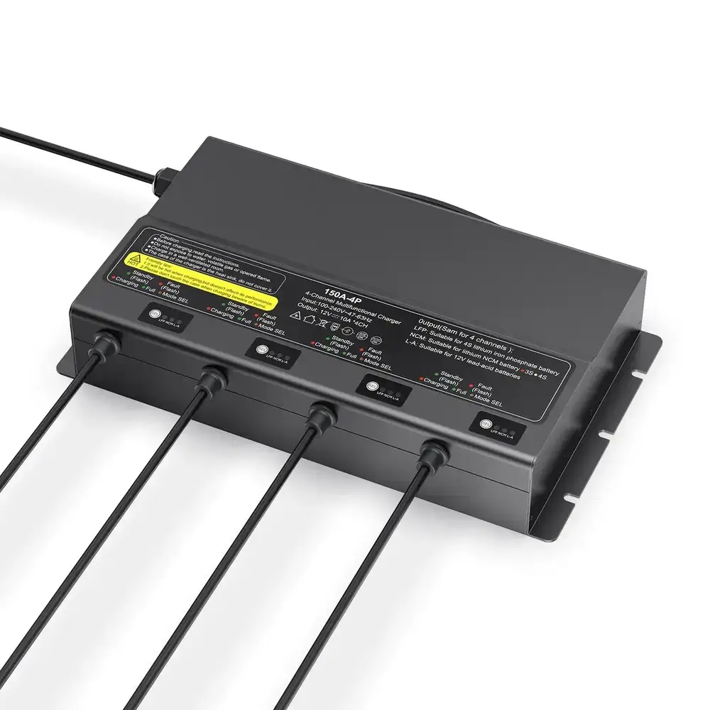 12V 10A 4P Marine Boat Battery Charger
