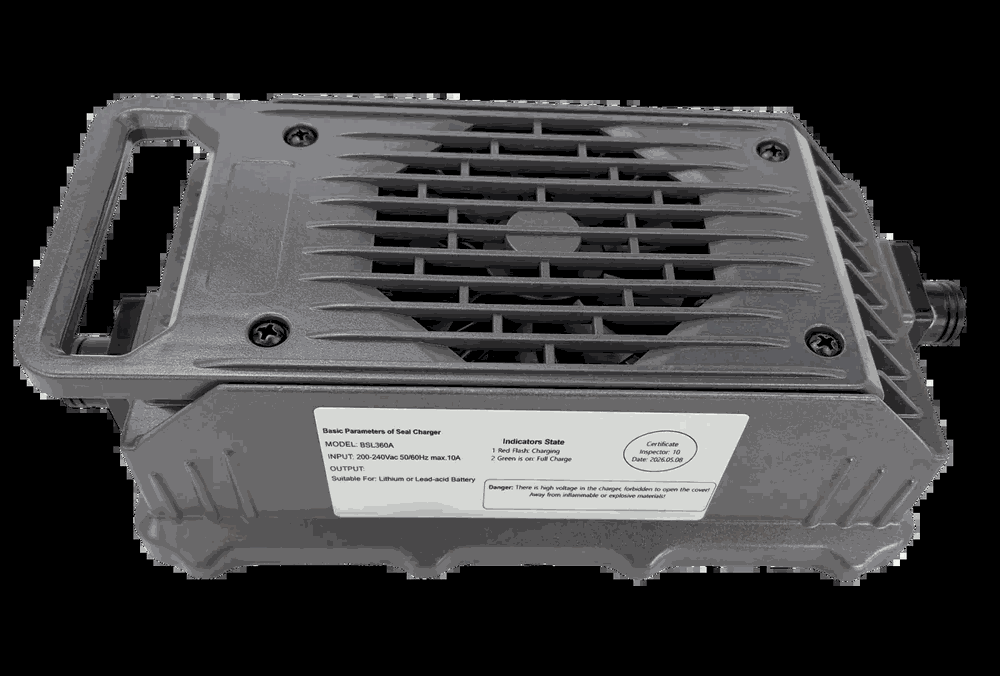 BS360A-1220 Industrial Battery Charger - Connection View