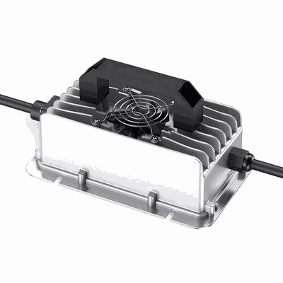 BS600A-1225 Industrial Battery Charger - Rear View
