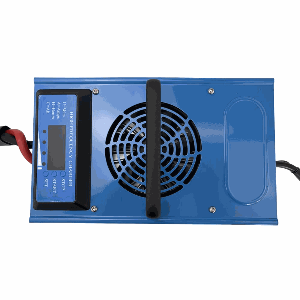 BS3000A-24100 Industrial Battery Charger - Side View