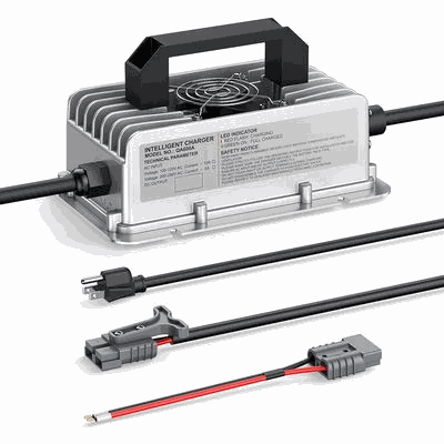 BS600A-2420 BS600A-2420 Industrial Battery Charger - Front View - Professional Industrial Charging Solution