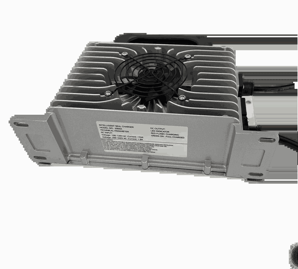 BS2000A-3635 Industrial Battery Charger - Side View