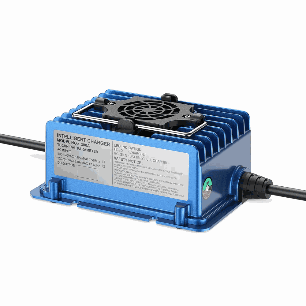 BS300A-4806 BS300A-4806 Industrial Battery Charger - Front View - Professional Industrial Charging Solution