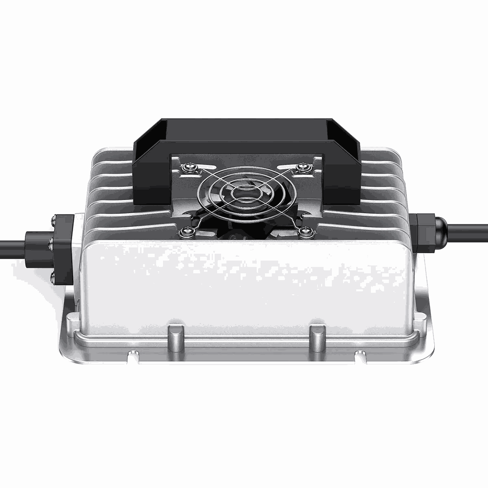 BS600A-4810 Industrial Battery Charger - Side View