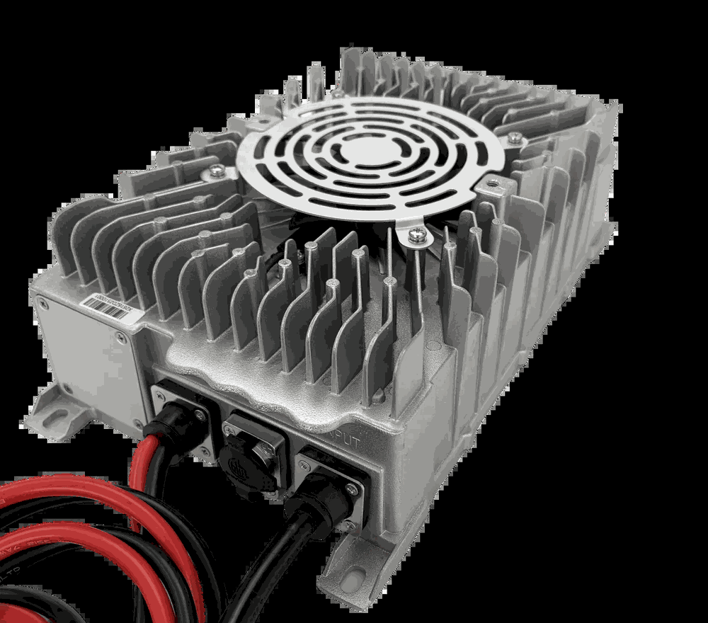 BS3300A-7240 Industrial Battery Charger - Side View